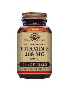 Vitamina E 400 UI  50 cápsulas blandas Solgar