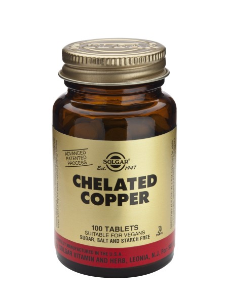 Cobre Quelado  100 comprimidos Solgar