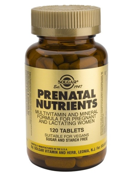 Nutrientes Prenatales  120 comprimidos Solgar
