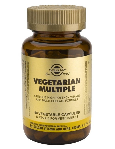 Múltiple para Vegetarianos (veganos)  90 cápsulas vegetales Solgar