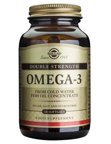 Omega3 Doble Concentración  60 cápsulas blandas Solgar