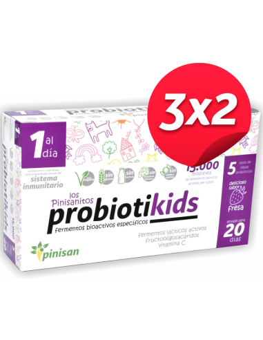Pack 3x2 Probiotikids 20 sobres de Pinisan