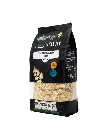 Copos Avena Grueso Integral Bio 500G Ecosana