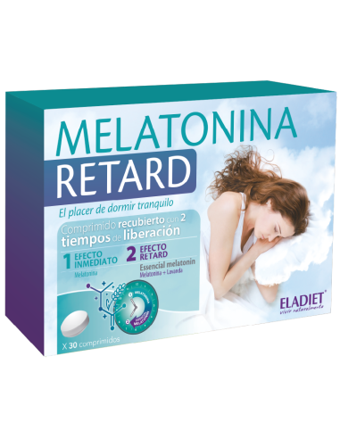 Melatonina Retard 30 Comprimidos de Eladiet