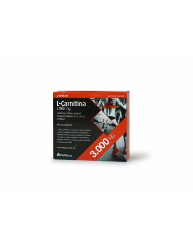 L-Carnitina 3000 25 Ml 12 Unidades de Herbora