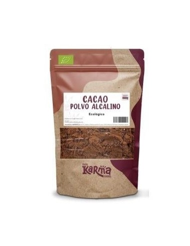Cacao En Polvo Alcalino Mg 10-12% 400 Gramos Eco Vegan Karma