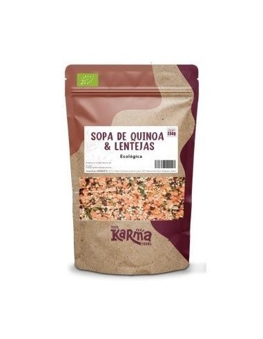 Sopa De Quinoa Y Lentejas 250 Gramos Eco Vegan Karma