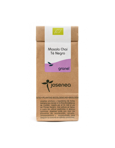 Masala Chai-Té Negro Bio 75 Gr. Bolsa Kraft Granel 75 Gr. de Josenea