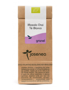 Masala Chai-Té Blanco Bio 75 Gr. Bolsa Kraft Granel 75 Gr. de Josenea