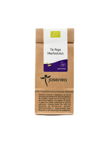 Té Rojo-Hierbaluisa Bio 10 Pir. Bolsa Kraft 10 Pirámides de Josenea