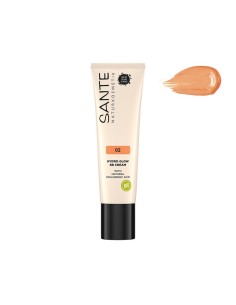 Maquillaje Bb Hydro Glow 02 Medium-Dark 30 Mililitros Sante Naturkosmetik
