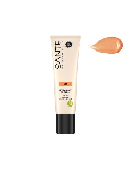 Maquillaje Bb Hydro Glow 02 Medium-Dark 30 Mililitros Sante Naturkosmetik