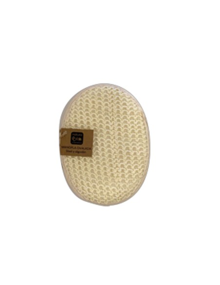 Manopla Ovalada Sisal Y Algodon de Naturabio