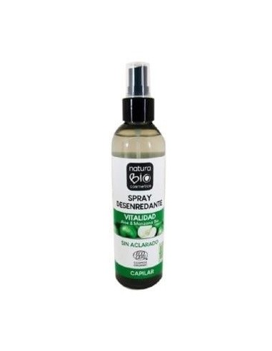 Spray Desenredante Vitalidad Aloe-Manzana 200 Mililitros Naturabio Cosmetics