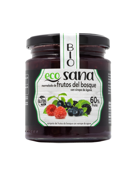 Mermelada Extra Frutos Bosque S/Azucar Con Agabe Sirope Bio