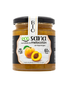 Mermelada Extra Melocoton S/Azucar Con Agabe Sirope Bio 260G