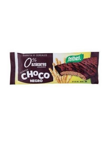 Barritas De Cereales Chocolate Negro 6 Unidades Santiveri