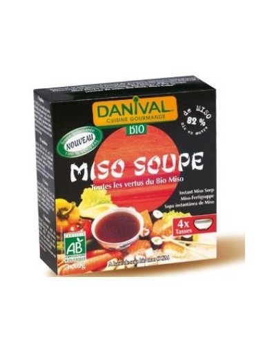 Sopa De Miso Bio, 4 X 10 G de Danival