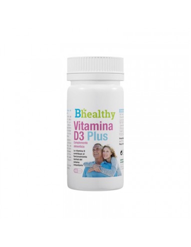 Bhealthy Vitamina D3 Plus 45Cap. de Biover