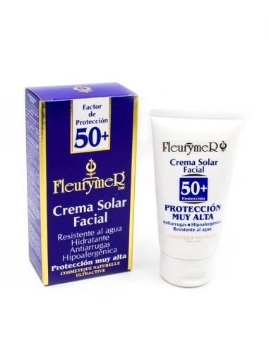 Crema Solar Facial Spf 50+(Plus) 80 Ml de Fleurymer