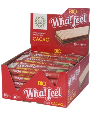Wha! Feel Snack Espelta Y Cacao Bio 20 X 30 Gramos  Sol Natural