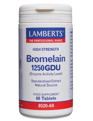 Bromelina 60 Comprimidos de Lamberts