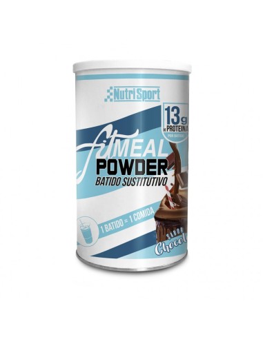 Fit Meal Powder (Bote 300 Gr-6 Dosis)Chocolate de Nutrisport