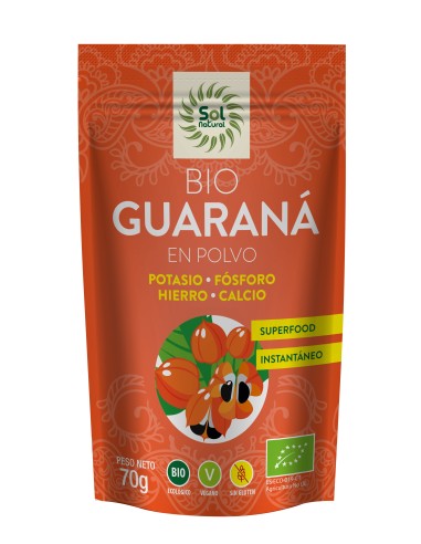 Guaraná En Polvo Bio70 gde Sol Natural