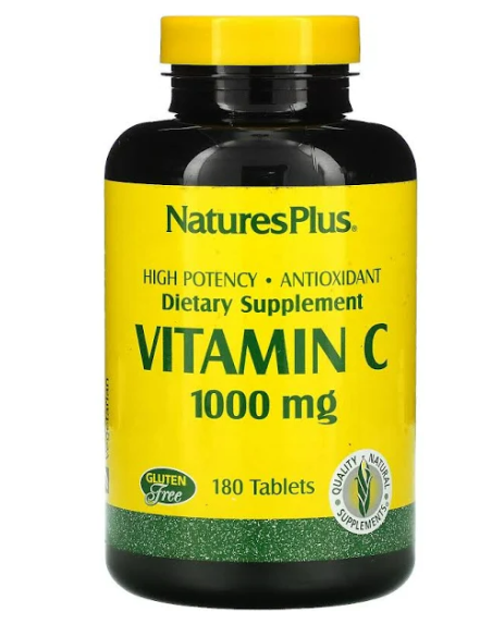 Vitamina C 1000 Mg 180 Comp. de Natures Plus