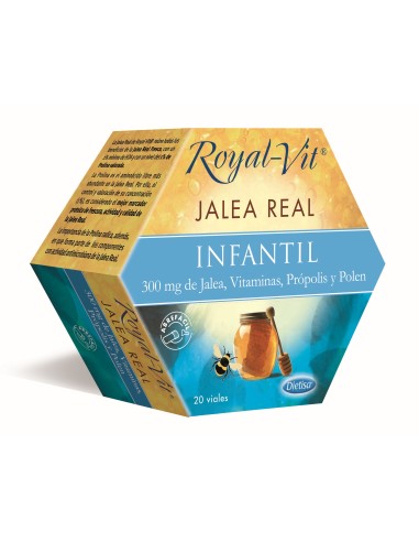 Jalea Real Royal Vit Infantil 300Mg. 20Amp de Dietisa