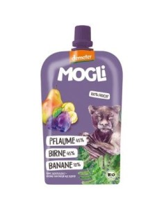 Smoothie Ciruela Pera Platano 6Udsx120 Gramos Demeter Mogli