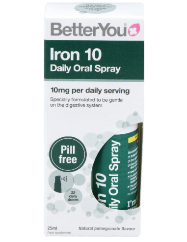 Iron 10 Hierro Spray Oral 25 Mililitros Better You
