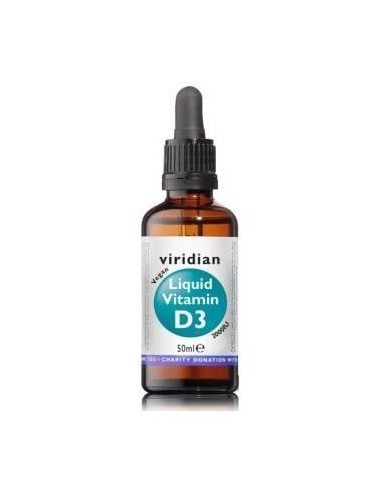 Vitamina D3 2000Iu Liquida Vegana 50 Mililitros Viridian