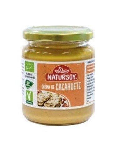 Crema De Cacahuete Sin Sal 250 Gramos Bio Natursoy