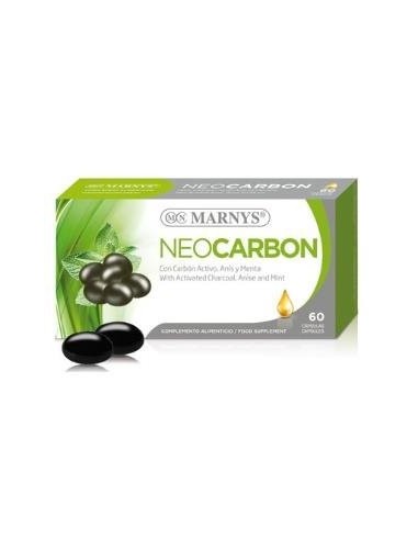 Neo Carbon (Carbon Activado+Menta+ Anis)    60 Cápsulas  Marnys