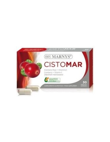 Cistomar Capsulas  Exto Arandano Rojo+Fos+ Vit. C   30 Cápsulas Vegetales Marnys
