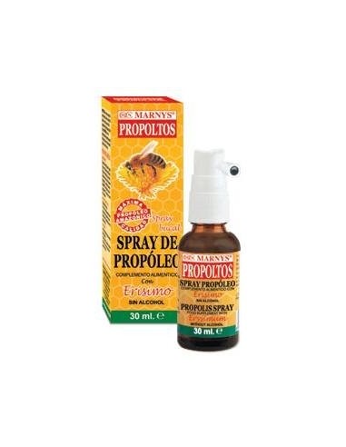 Propoltos ( Propoleo+ Erisimo)     Botella Con Spray Bucal - 30 Ml Marnys