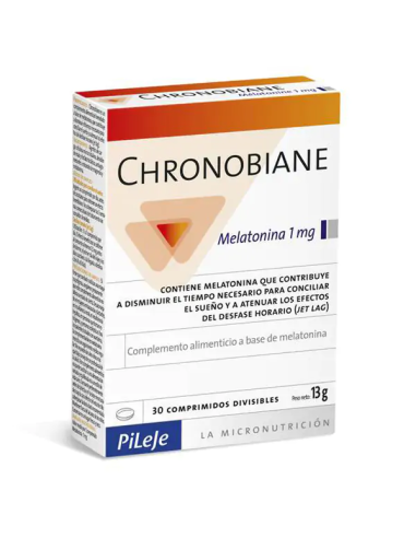 Chronobiane 1Mg Melatonina30 Comprimidos de Pileje