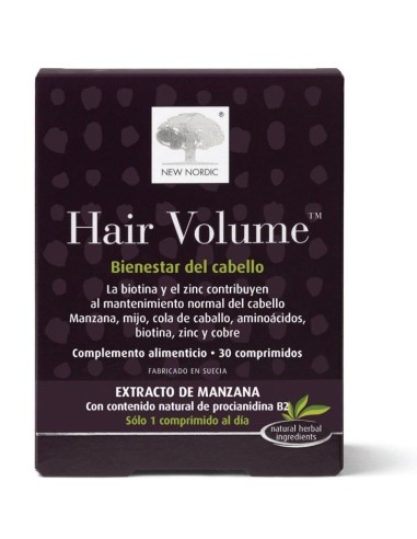 Hair Volume 30 Comprimidos New Nordic