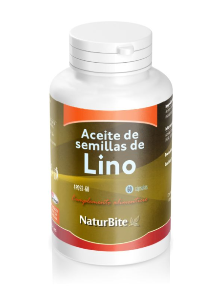 Aceite De Semillas De Lino 1000Mg. 60Cap. de Naturbite