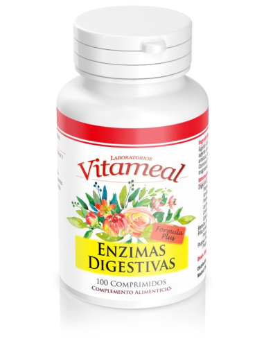 Enzimas Digestivas - DigeZyme, 100 Tabl. de Vitameal