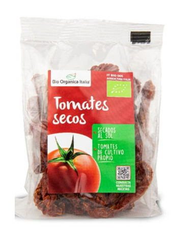 Tomate Seco En Bolsa 100 Gramos Bio Bio Organica Italia