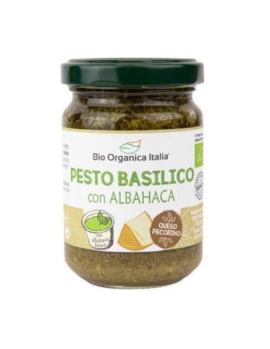 Pesto De Albahaca Pecorino 130Gr. Bio de Bio Organica Italia