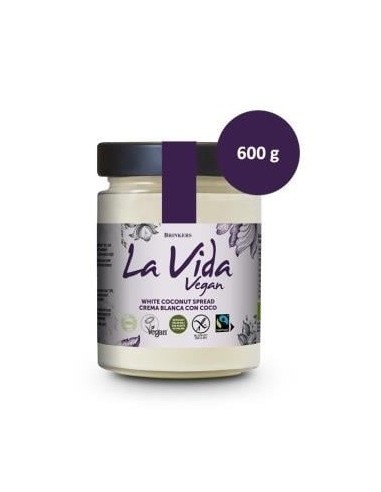 Crema Blanca Con Coco 600 Gramos Bio Sg Vegan La Vida Vegan