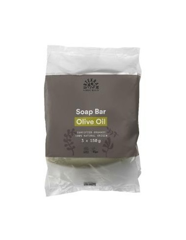 Pastilla De Jabon De Aceite De Oliva 3Ud Eco Vegan Urtekram