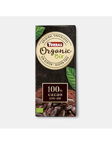 Chocolate Negro 100% Criollo Forastero. Bio Sg S/A Torras