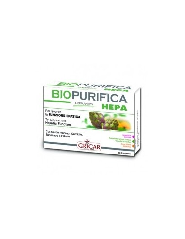 Biopurifica Hepa 30 Comprimidos Gricar