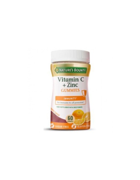Vitamina C + Zinc 60Gummies de Nature S Bounty