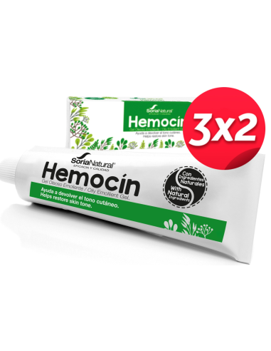 Pack 3x2 Hemocin 40 ml gel de Soria NAtural
