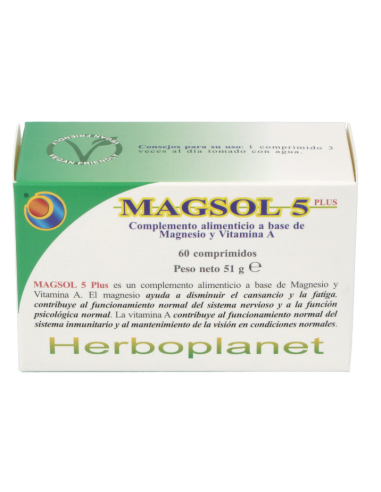Magsol 5 Plus 60 Comprimidos de Herboplanet
